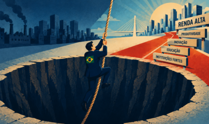 Brasil está preso há quatro décadas na armadilha da renda média