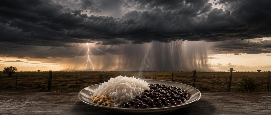 O El Niño voltou e ameaça o prato de arroz com feijão